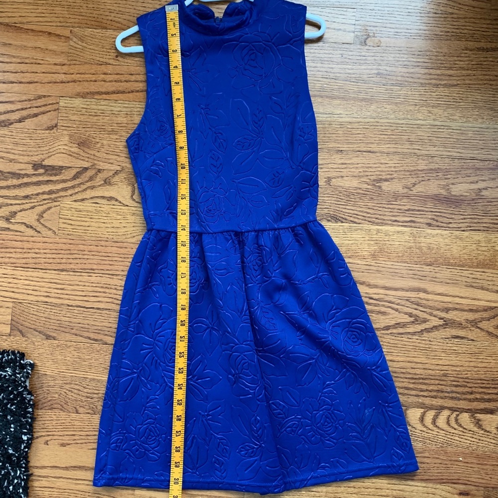 Blue Patterned Dress - Picture 6 of 6